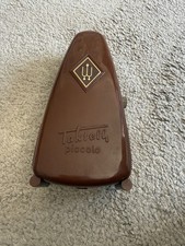 Vintage Wittner Prazision Taktell Piccolo Metronome (Brown) Made In Germany 6”