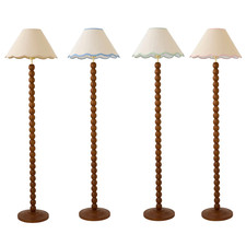 Wooden bobble floor lamp - bobble,