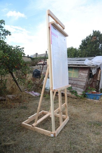 Handmade wooden display - handmade,
