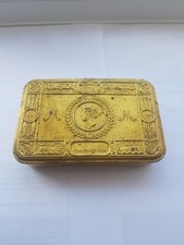 ORIGINAL WW1 BRASS PRINCESS MARY CHRISTMAS TIN 1914,GREAT CONDITION