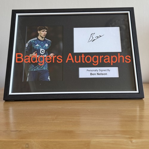 Ben nelson hand signed - signed, a4