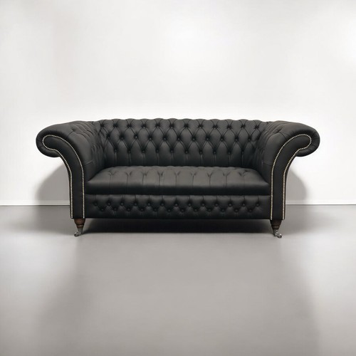 Black genuine leather - genuine,