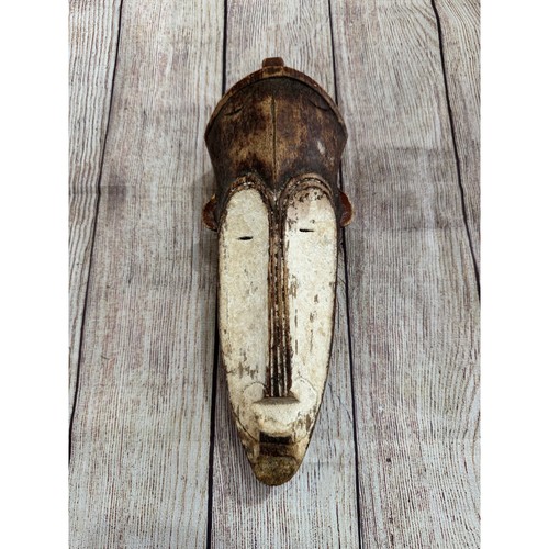 African tribal wooden mask - wooden,