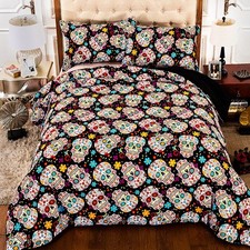 Suger Skull Florals Duvet