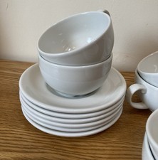 6 X White Churchill Cappuccino