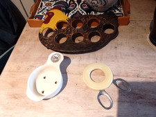 Vintage egg topper cutter +