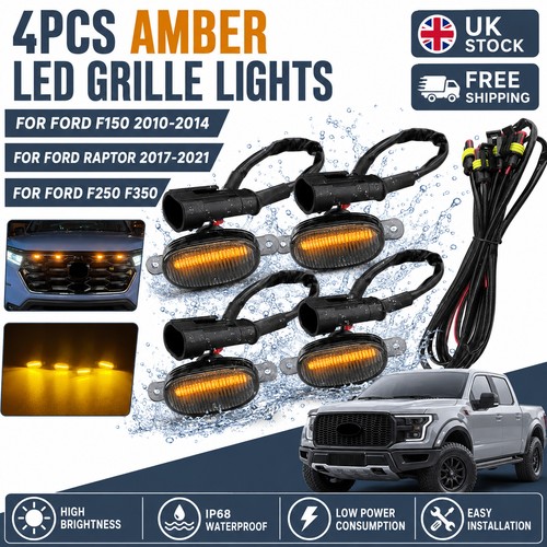Amber led grill marker - led,