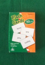ELC Flash Cards. 70 Double Sided Cards. Age 3+. Preloved