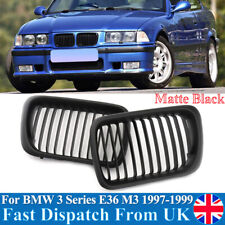 FOR 1997-1999 BMW 3 SERIES E36 M3 PERFORMANCE FRONT KIDNEY GRILLE MATTE BLACK