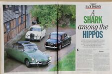 Original CSC 1990 magazine article: CITROEN DS19 v ROVER 90 P4 v MERCEDES 190