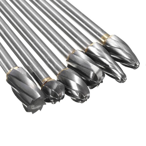 6pcs 10mm rotary file tungsten - rotary,