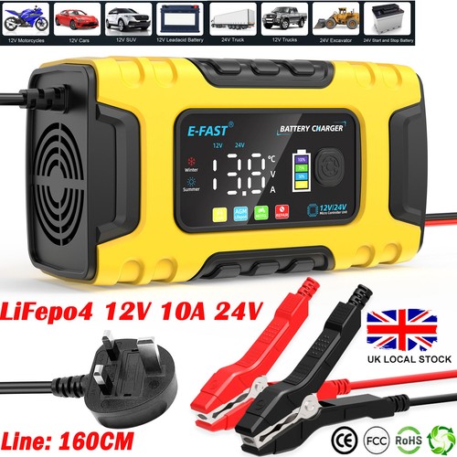 Car battery charger - battery, 10a