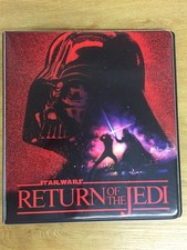 Star Wars Return Of The Jedi Official Topps Binder