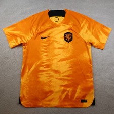 Holland Football Shirt Large Orange Home Kit Nike 2022 2023 Nederland Jersey