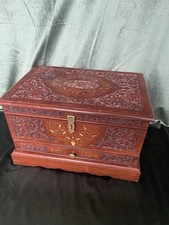 heavy Vintage  wooden chest