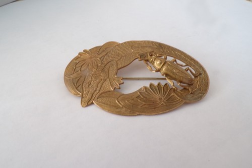 Large vintage gilt - large, metal