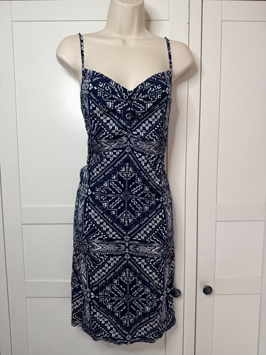 Select navy white aztec - white, print