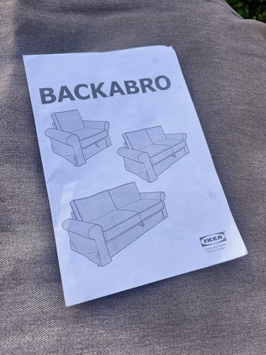 Ikea backabro seater sofabed - ikea, 3-seater