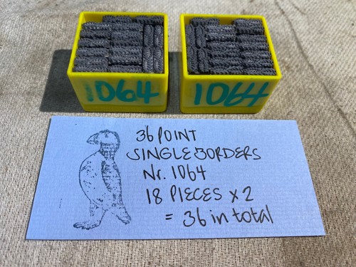 Point letterpress 1064 - point,