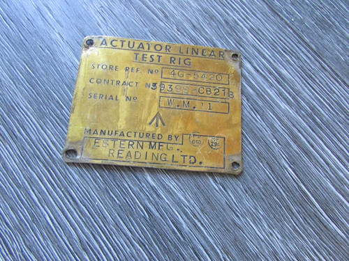 Actuator linear test rig - linear,
