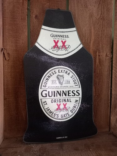 Glass guinness bottle - glass,