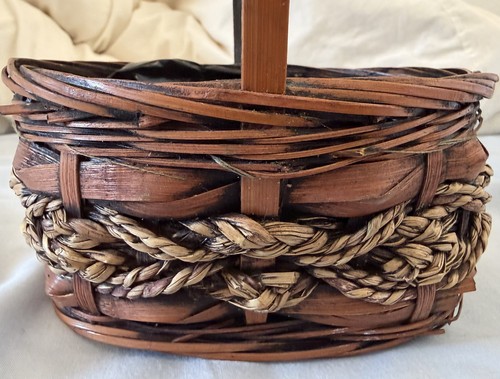 Vintage woven rattan wicker