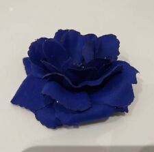 Debenhams Navy Blue Rose Flower Wedding Button Hole Hair Pin Clip Fascinator