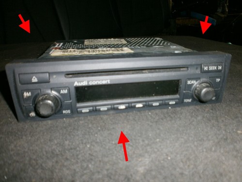 Audi concert stereo - a2,