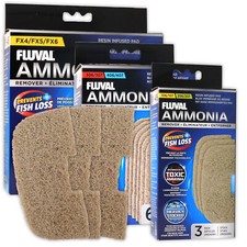 Fluval Ammonia Remover Media Pad Resin-Infused 07 External Filters Aquarium Fish