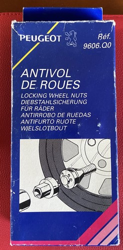Peugeot locking wheel nuts - peugeot,