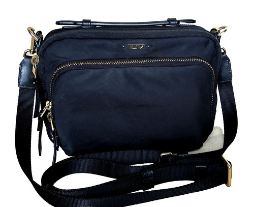 Tumi black teghan crossbody - tumi,