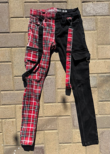 Black red plaid - black/red,