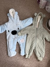 2 x TK Maxx Baby Pram Suits