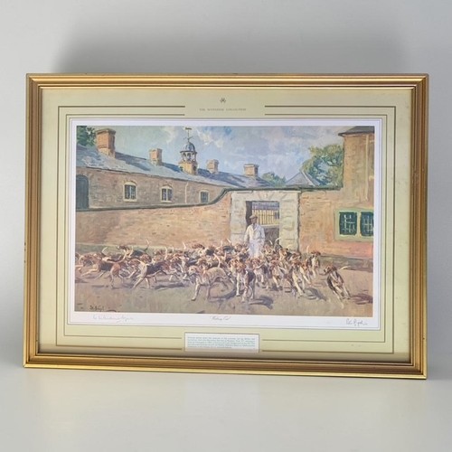 Wynnstay hunt signed print - hunt,