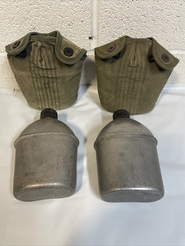 Ww2 1960 army canteen water - ww2,