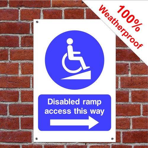 Disabled ramp access this - , way