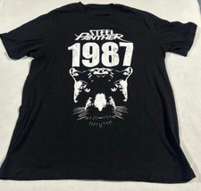 Vtg Steel Panther Band Cotton Black All Size T Shirt For Men FN1016