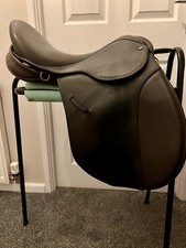 IDEAL 17 1/2” MW (Medium / Wide) Ideal VSD International Event Saddle - Brown
