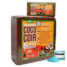 1L, 10L & 75L Organic Coir Coco Compost Blocks | Peat-Free Natural Growing Media