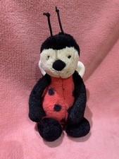 Genuine Jellycat Small Bashful Ladybird Soft Toy Retired ~ Jelly2864 ~ Exc Cond