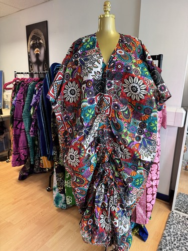 Long ruffled african - long,