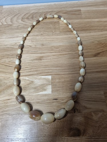 Vintage graduated horn bead - vintage,
