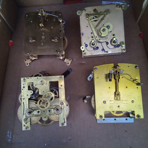 Antique clock movements - clock,