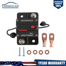 80A AMP Circuit Breaker Fuse