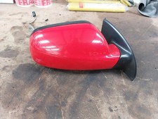 PEUGEOT 307 DRIVERS SIDE ELECTRIC WING MIRROR RED WITHOUT POWER FOLD CC 180 HDI