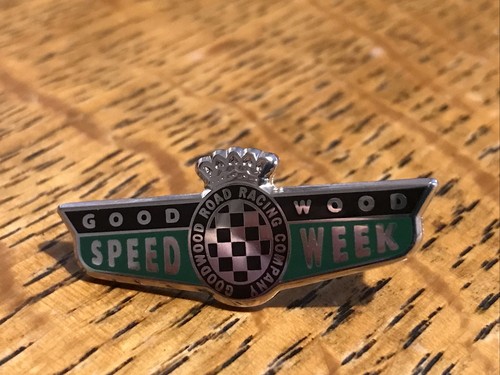 Goodwood speed week pin badge - speed,