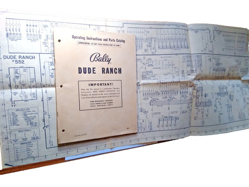 Bally dude ranch bingo pinball - bally,