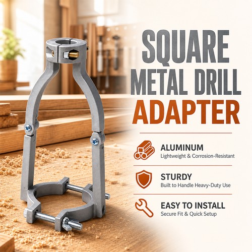Square mortise drill - mortise, fix