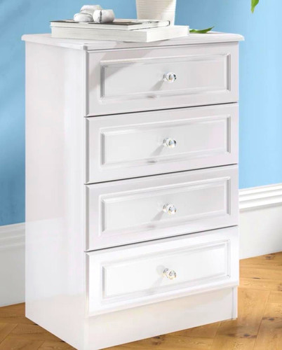 White drawer chest of - white,
