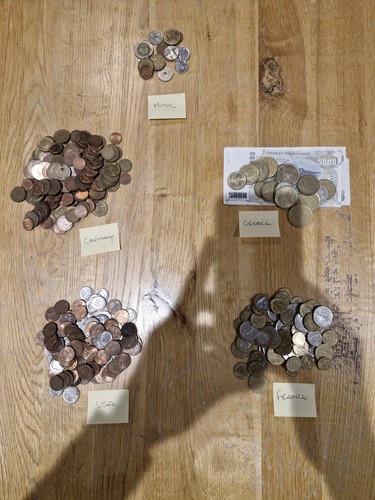 Foreign coins and banknotes - coins,